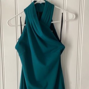Size 2 Rachel Roy fitted green cocktail dress